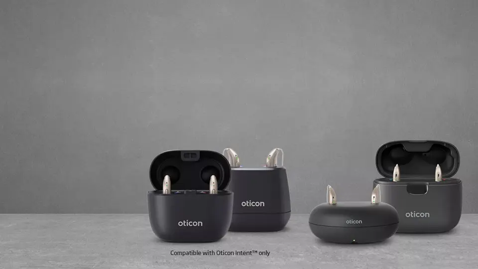 Rechargeable hearing aids from Oticon
